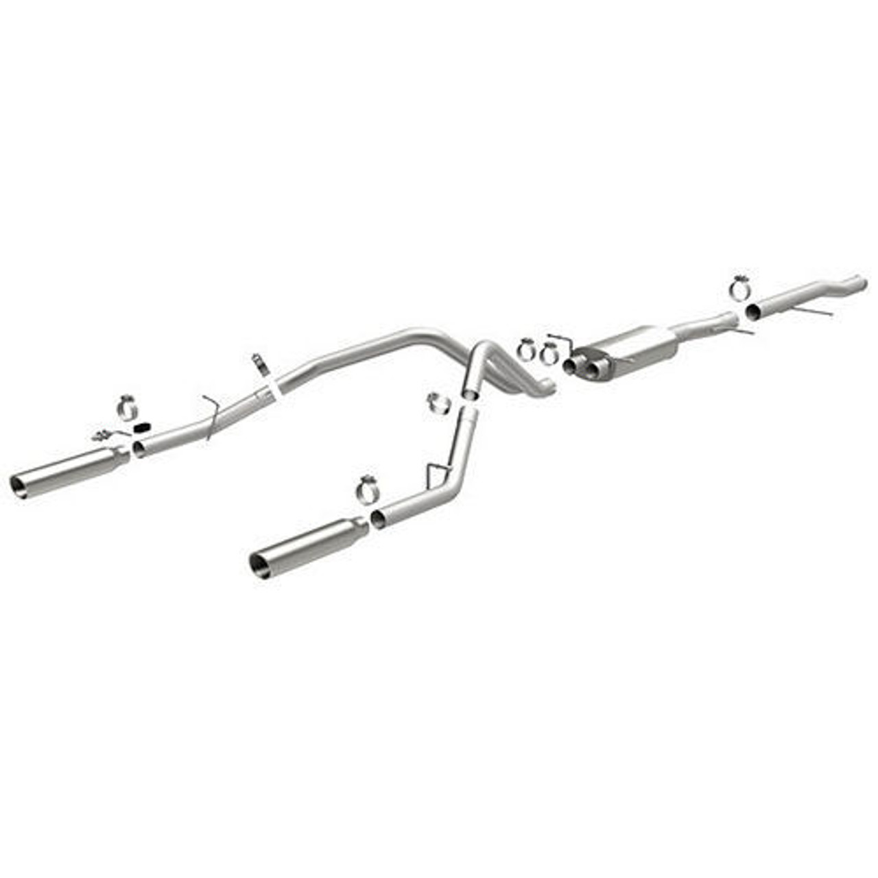 10- GM 1500 P/U 4.8/5.3L Cat Back Exhaust