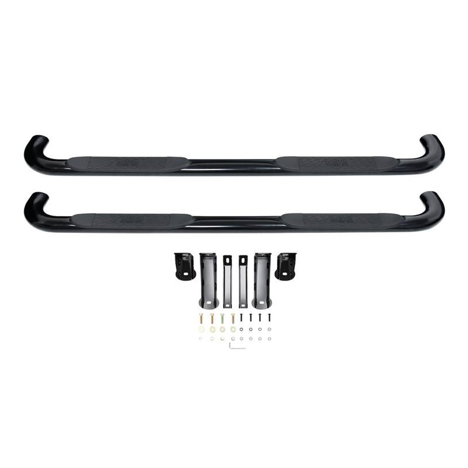 Westin 2019 Chevrolet Silverado/Sierra 1500 Crew Cab Platinum 4 Oval Nerf Step Bars - Black - 21-4135