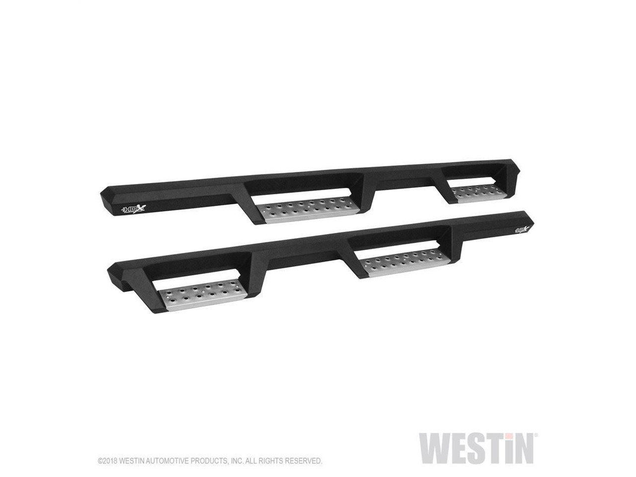 Westin/HDX 2018 Jeep Wrangler JL Unlimited Drop Nerf Step Bars - Textured Black - 56-140652