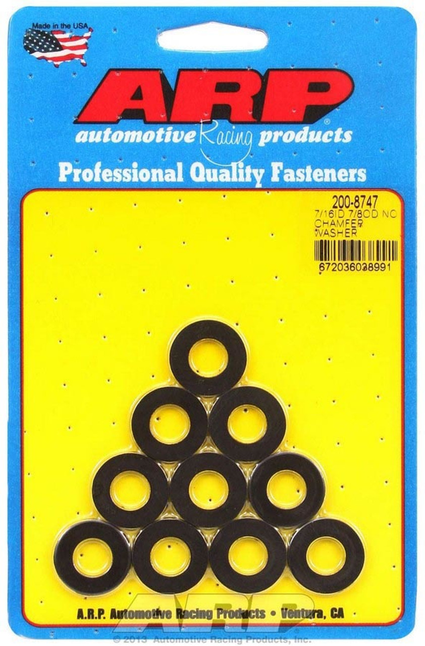 ARP 7/16 ID 7/8 OD Black Washers (10 pack) - 200-8747