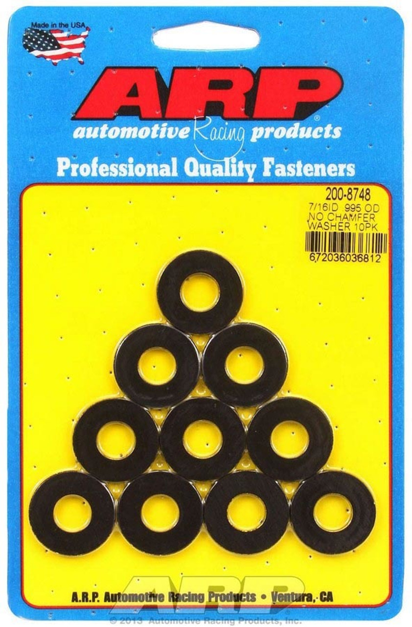 ARP 7/16 ID 1in OD Black Washers (10 pack) - 200-8748