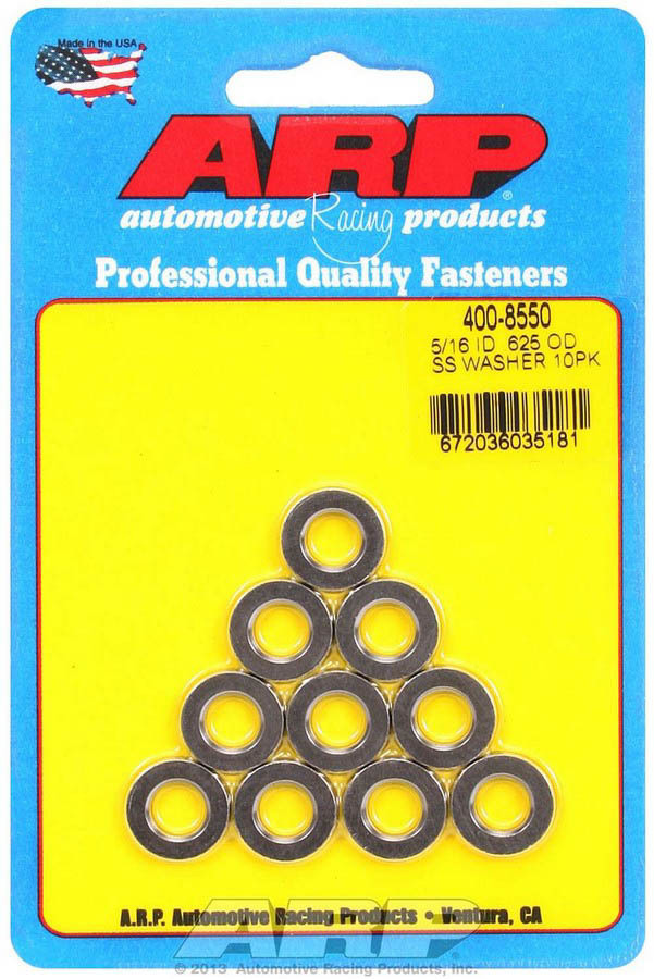 ARP 5/16ID .625OD SS Washers - 400-8550