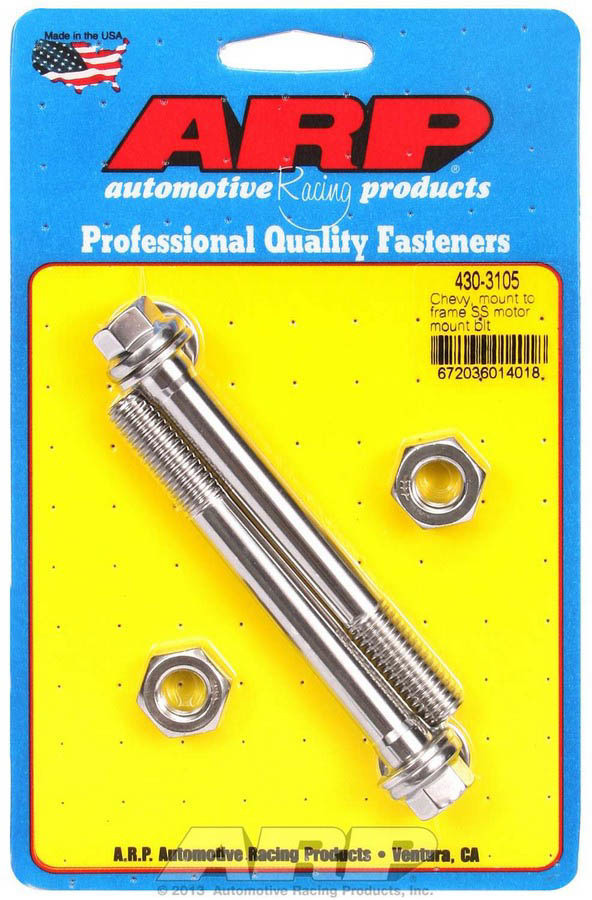 ARP Chevy Mount to Frame SS Motor Mount Bolt Kit - 430-3105