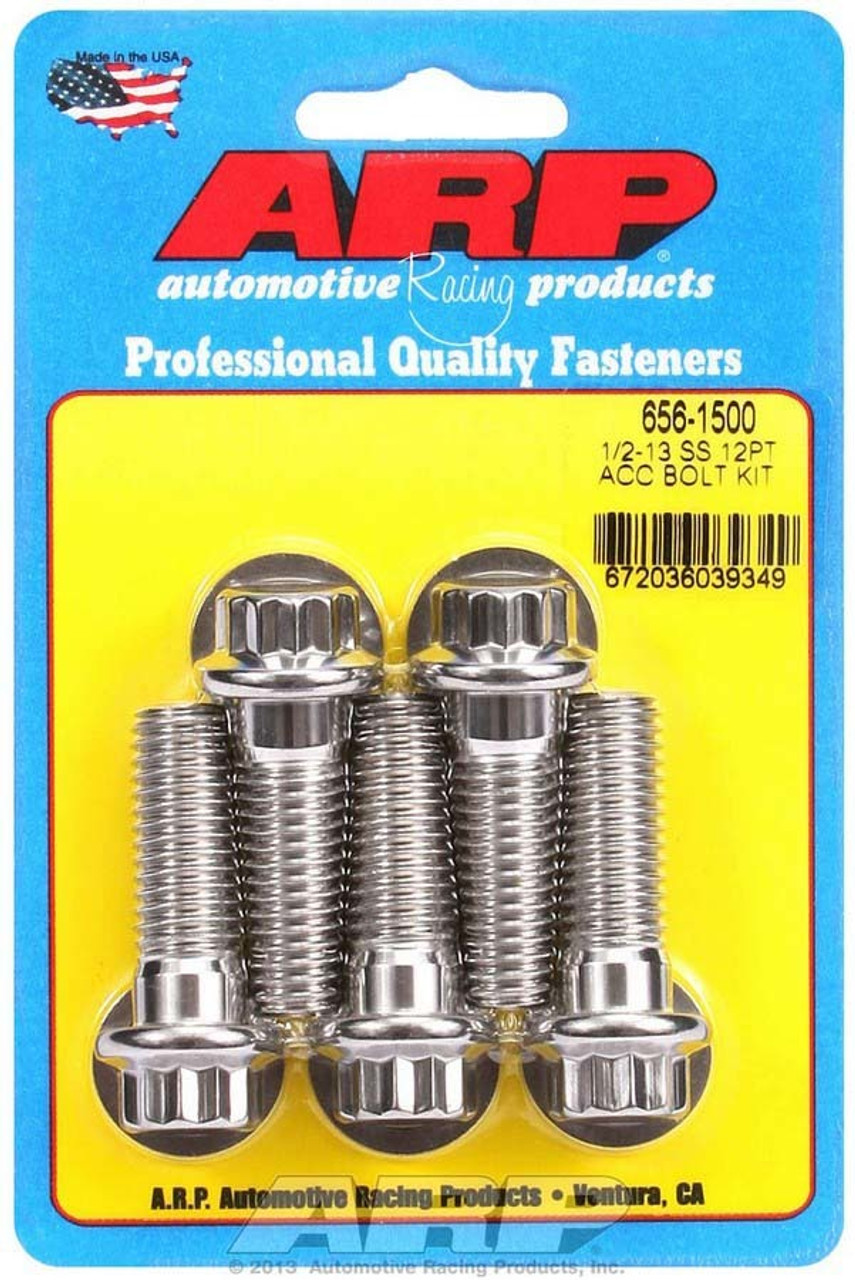 S/S Bolt Kit - 12pt. (5) 1/2-13 x 1.500