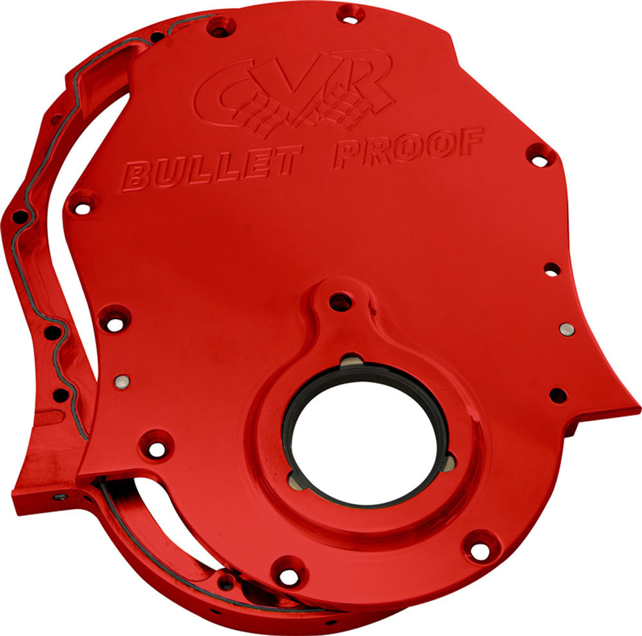 BBC Billet Timing Cover 2-Piece Red