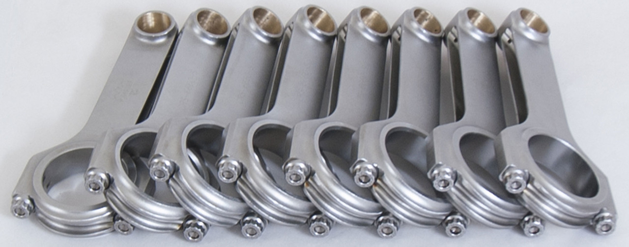 Eagle Chevrolet Big Block 6.660in Length ARP L19 Bolts Forged 4340 Steel H-Beam Rods - Set of 8 - CRS66603DL19