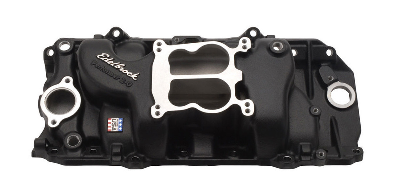 Edelbrock Intake Manifold Perf BBC 2-0 Black - 21613