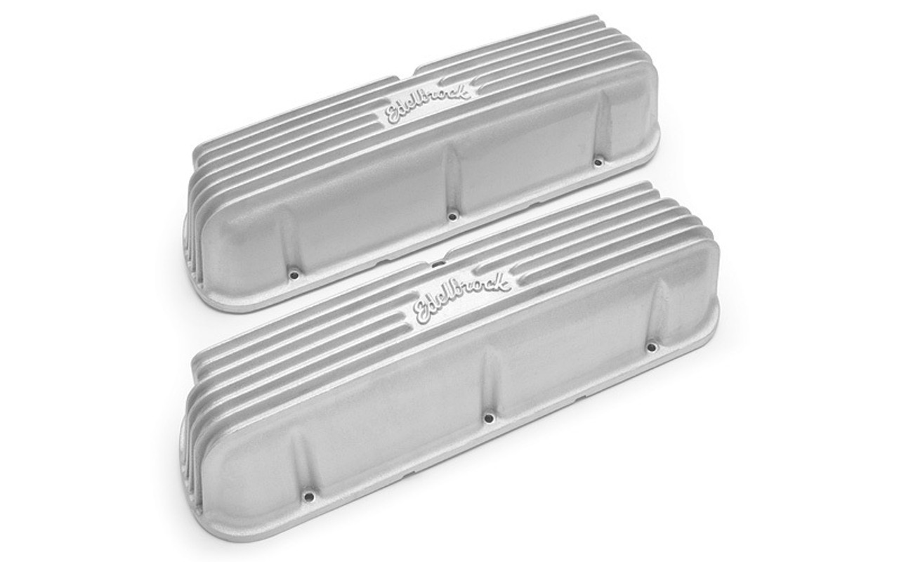 Edelbrock Valve Cover Classic Series Ford 1962-95 221 351W V8 Satin - 41609