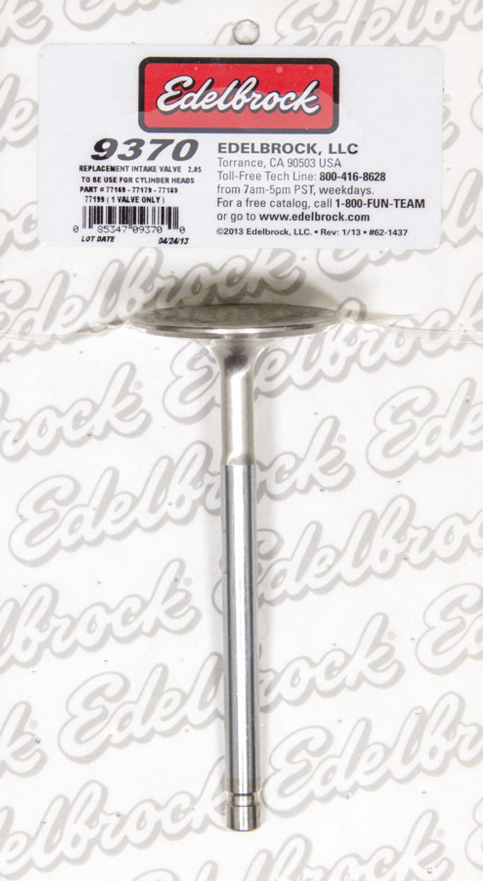 Edelbrock 1 Intake Valves 2 05 77169 77179 77189 77199 Head - 9370