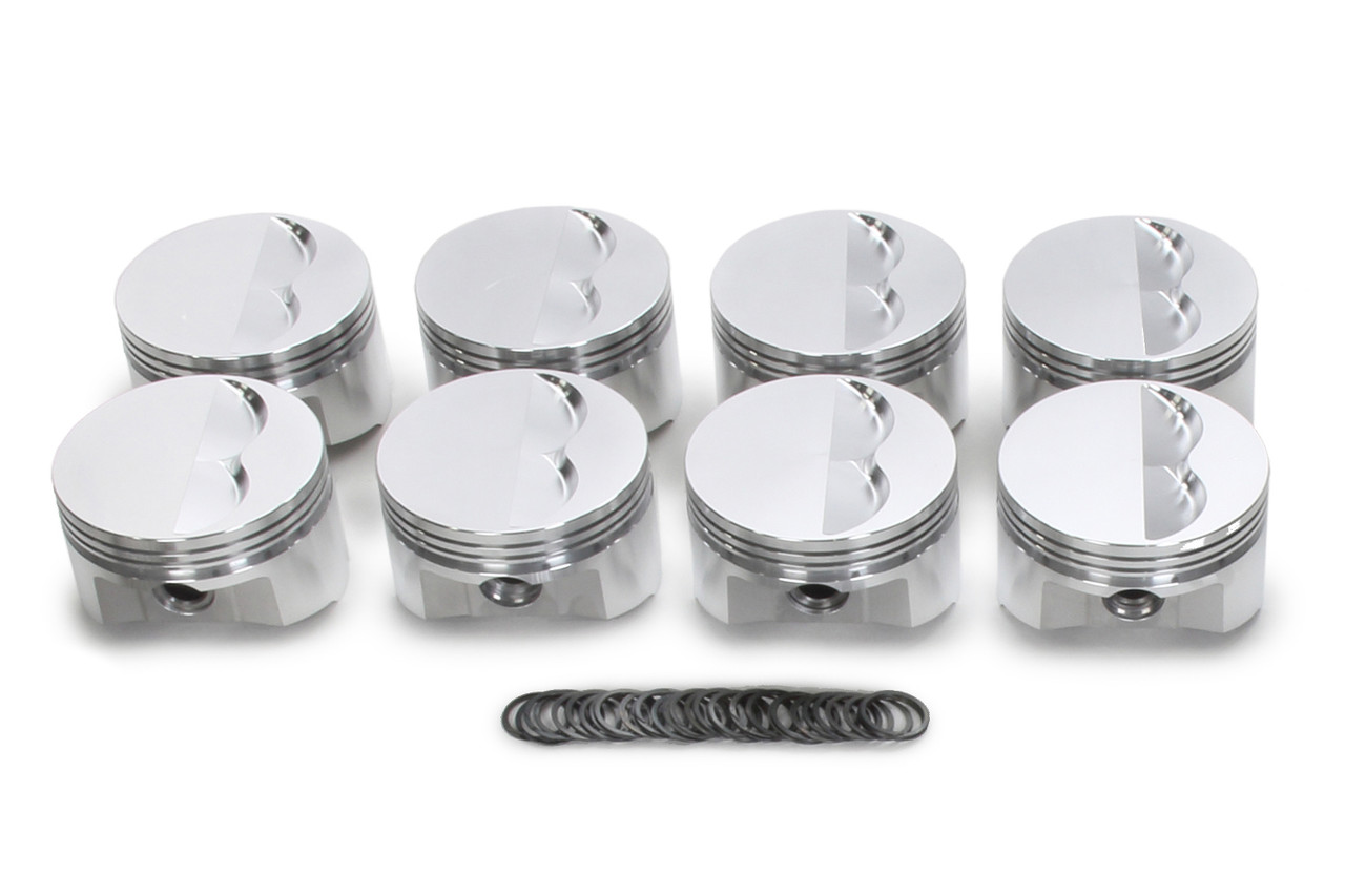 SBC Flat Top Piston Set 4.040 Bore -5cc