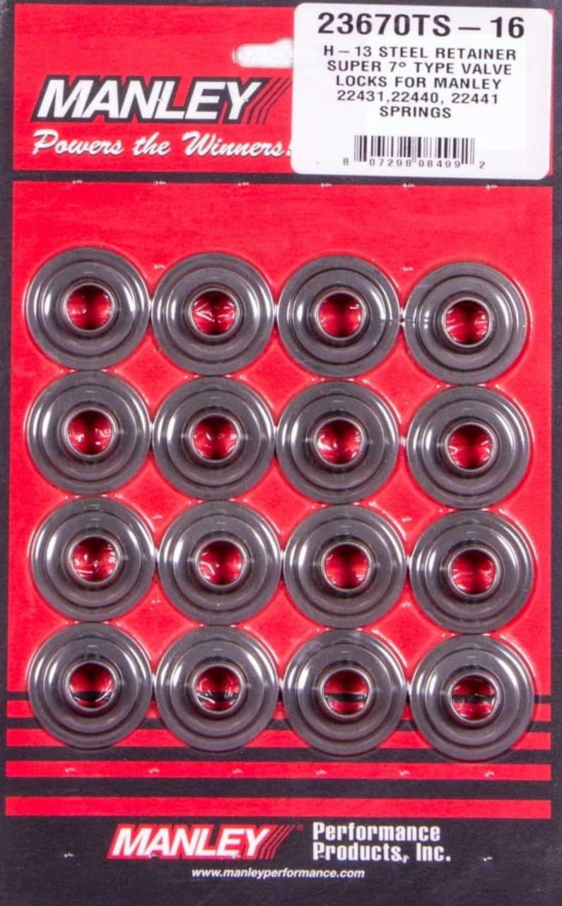 Super 7 H-13 Lwt Valve Spring Retainers