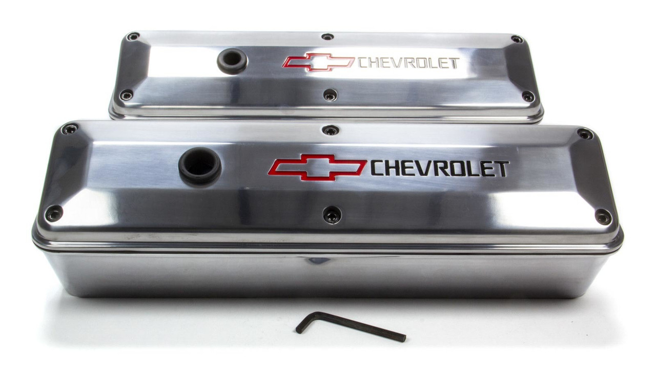 SBC 2pc Valve Covers Polished