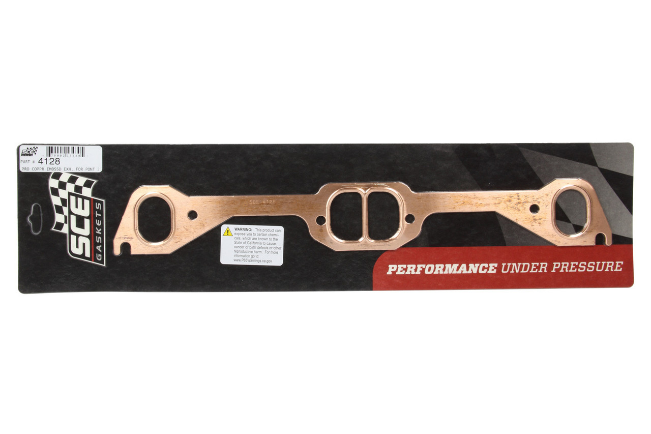 Pontiac D-Port Copper Exhaust Gasket Set