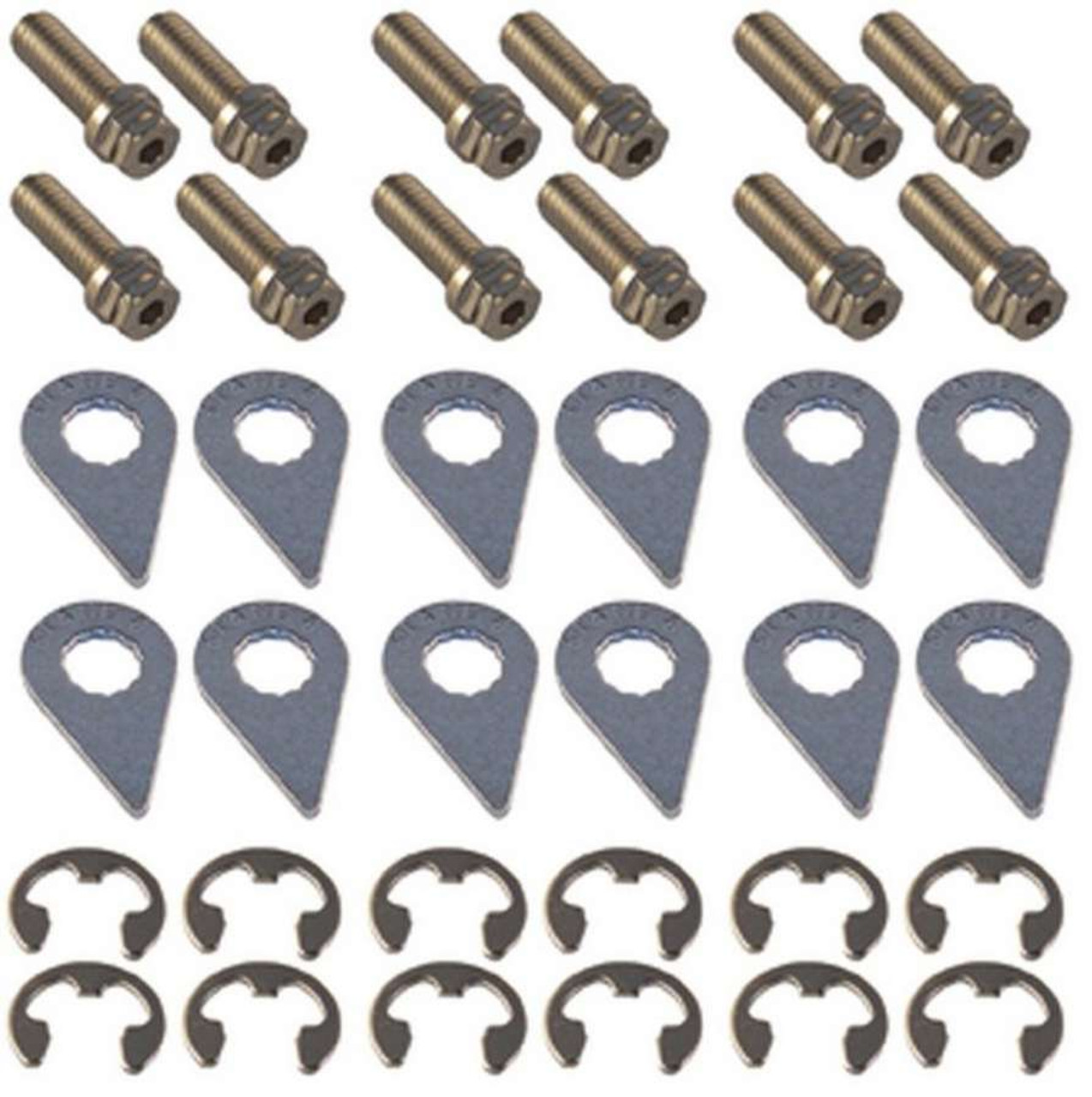 Header Bolt Kit - 6pt. 3/8-16 x 1in (12)