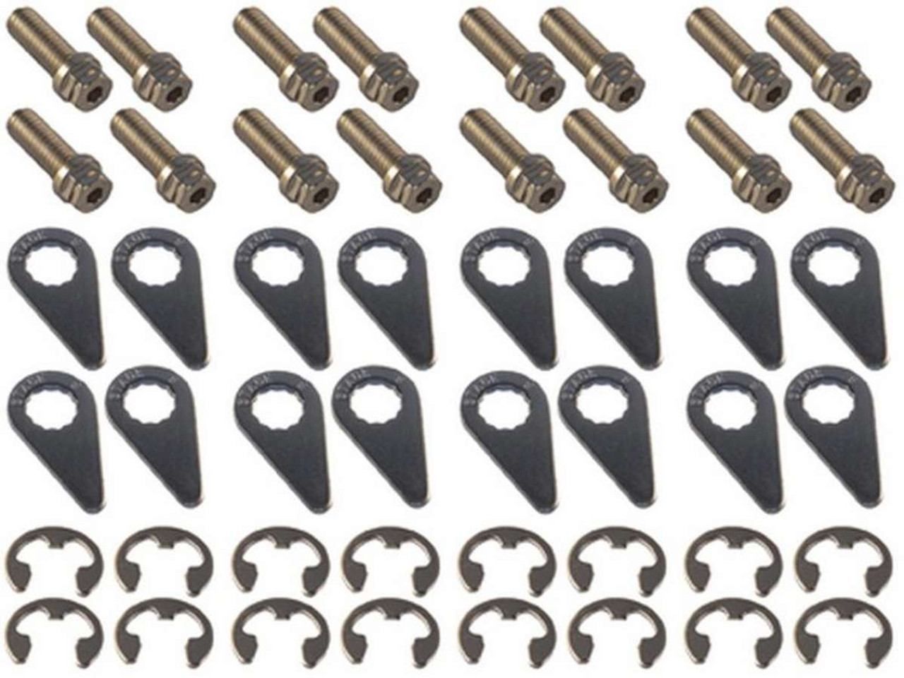 Header Bolt Kit - 6pt. 3/8-16 x 1in (16)