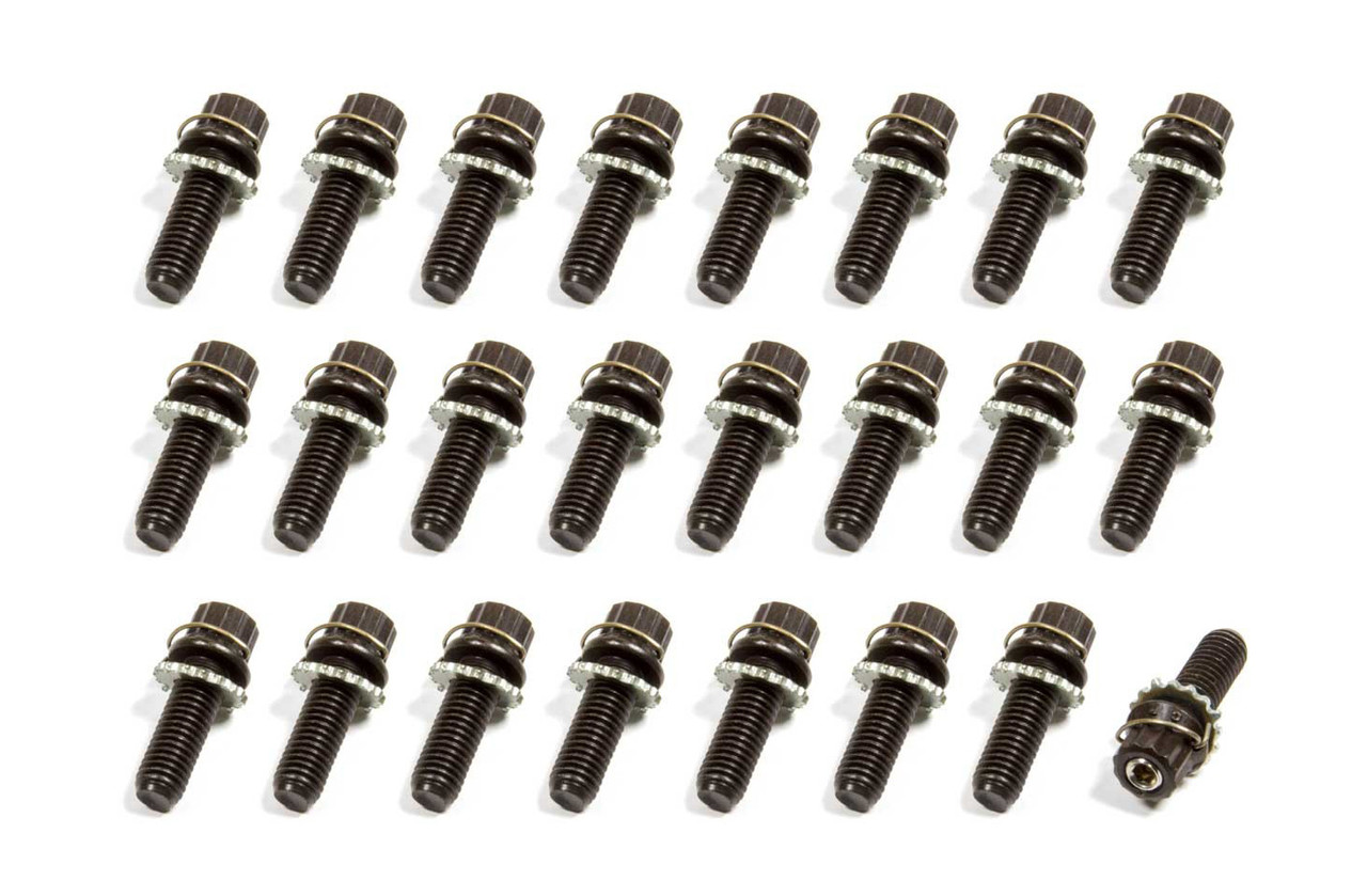 Vibe-Lock Blk Oxide Bolt Kit 8mm-1.25 x 25mm 16pk