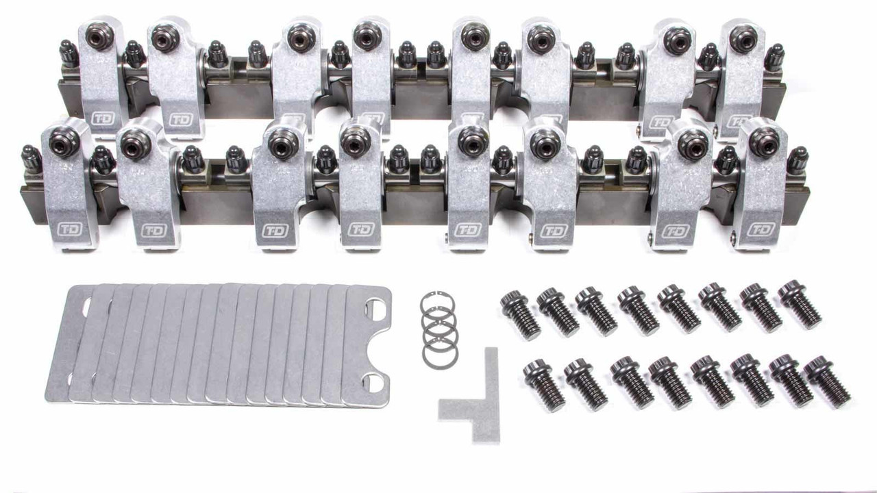 SBC Shaft Rocker Arm Kit - 1.6/1.5 Ratio