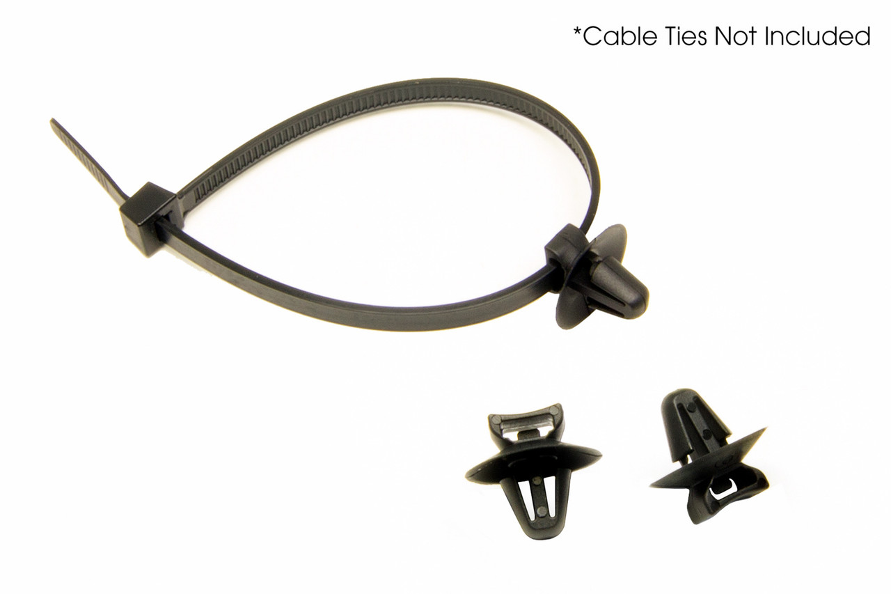 Cable Tie Clips - 1/4in Hole