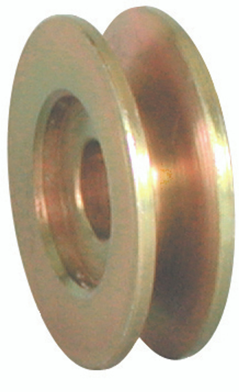 Pulley 1-V Yellow Zinc 2-3/8in OD