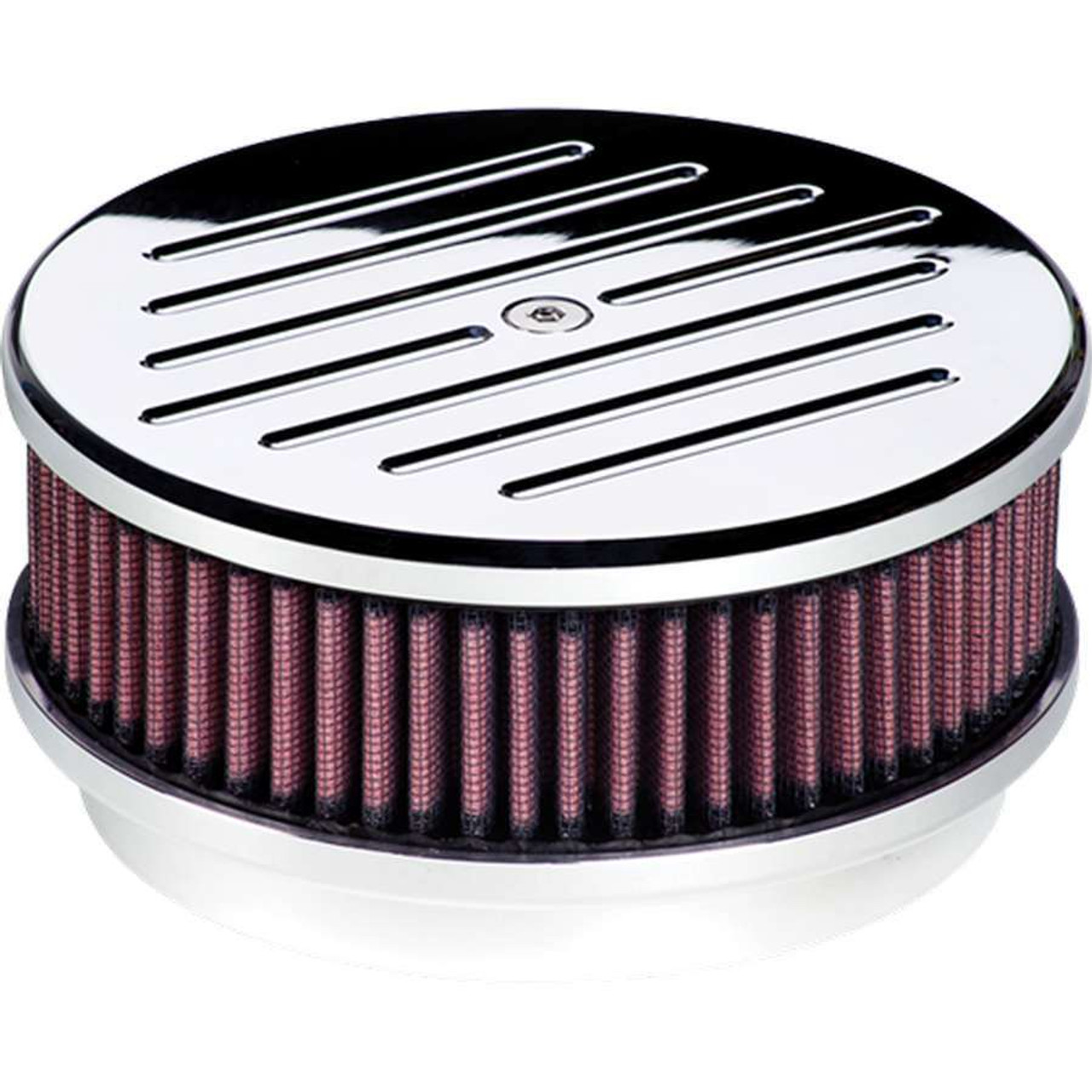 Round 6-3/8in Air Cleaner Ball Milled