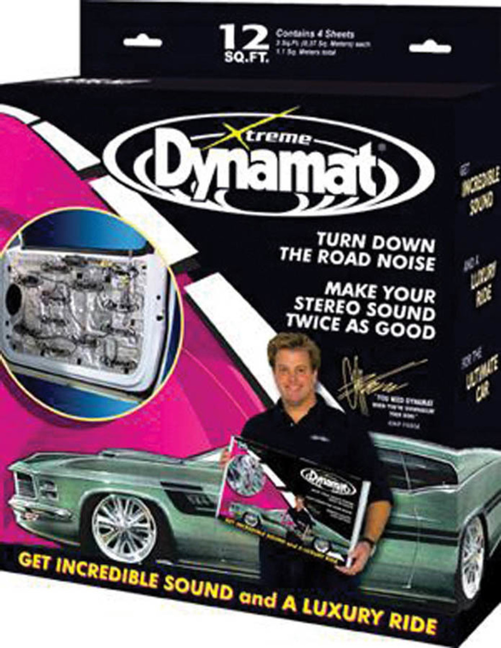Dynamat Extreme Door Kit 4 Sheets 12in x 36in