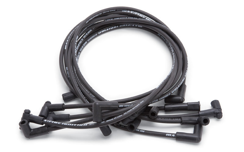Edelbrock Spark Plug Wire Set SBC 78-86 V8 Hei 500 Ohm Resistance Black (Set of 8) - 22703