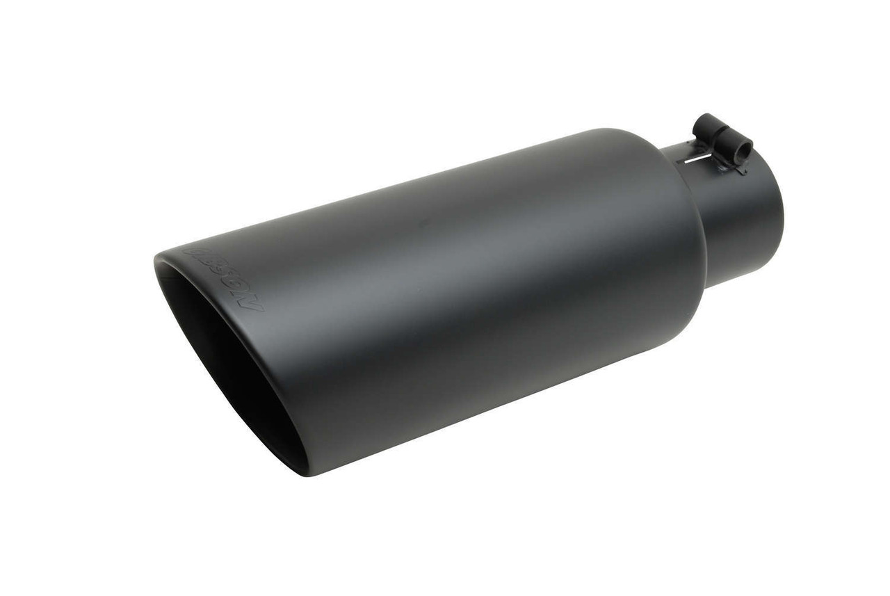 Black Ceramic Double Wal led Angle Exhaust Tip