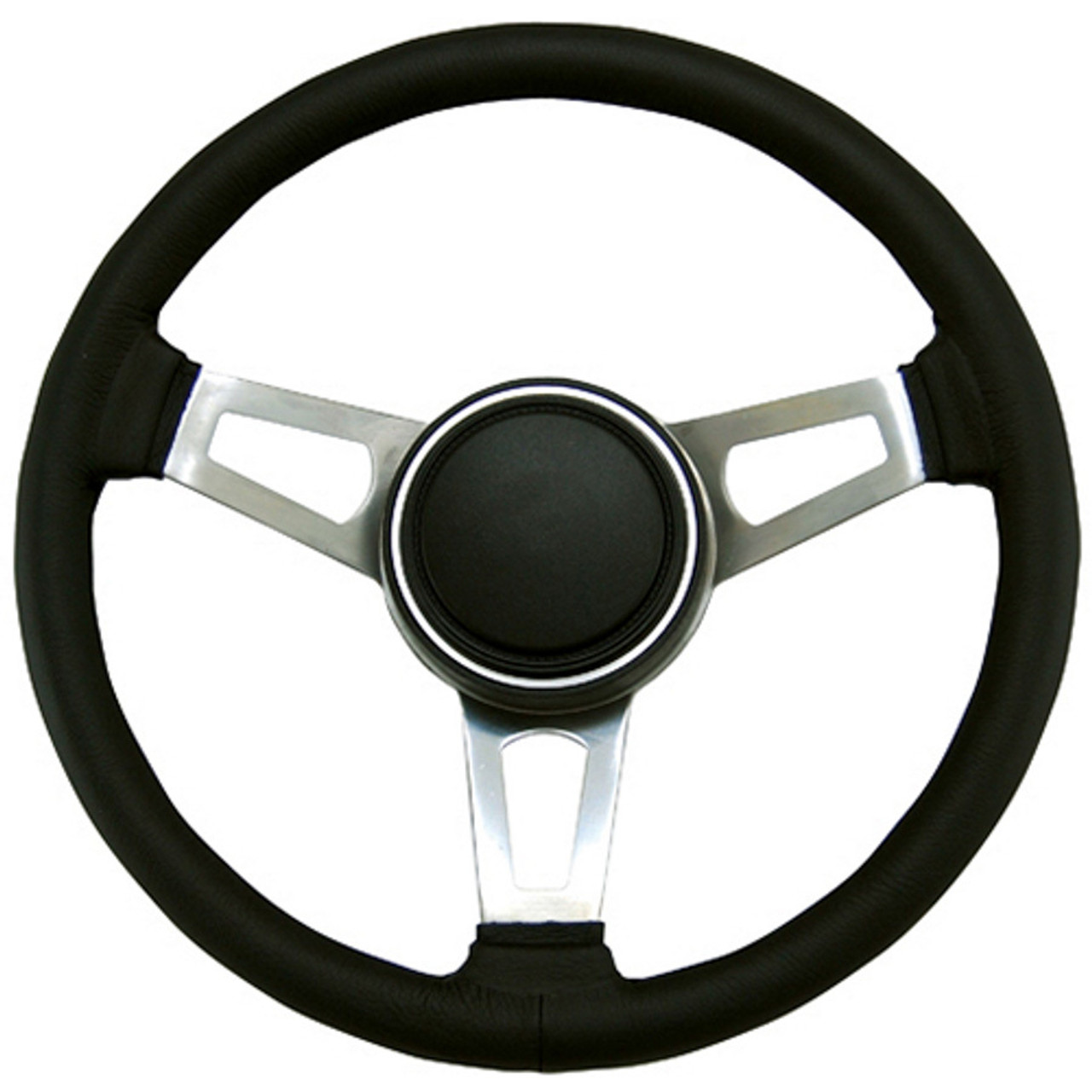 Classic Steering Wheel Black Leather