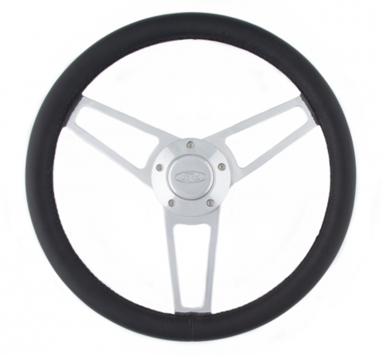 Billet Series Leather St eering Wheel Ford Logo