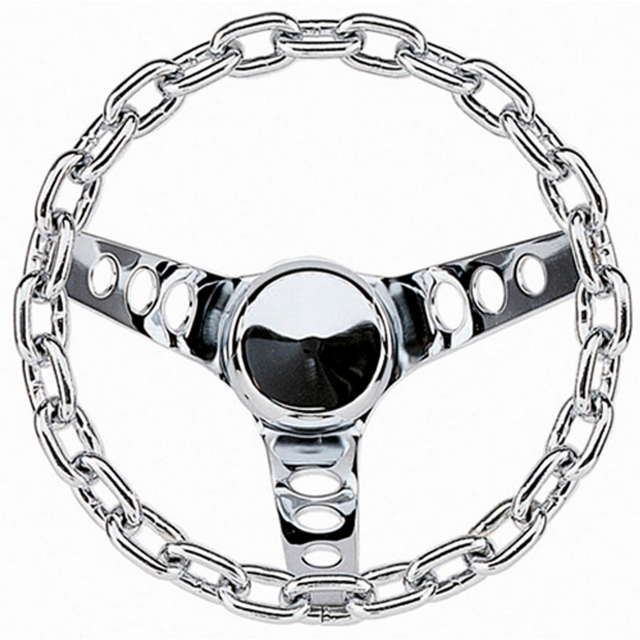 10in Chrome Chain Wheel