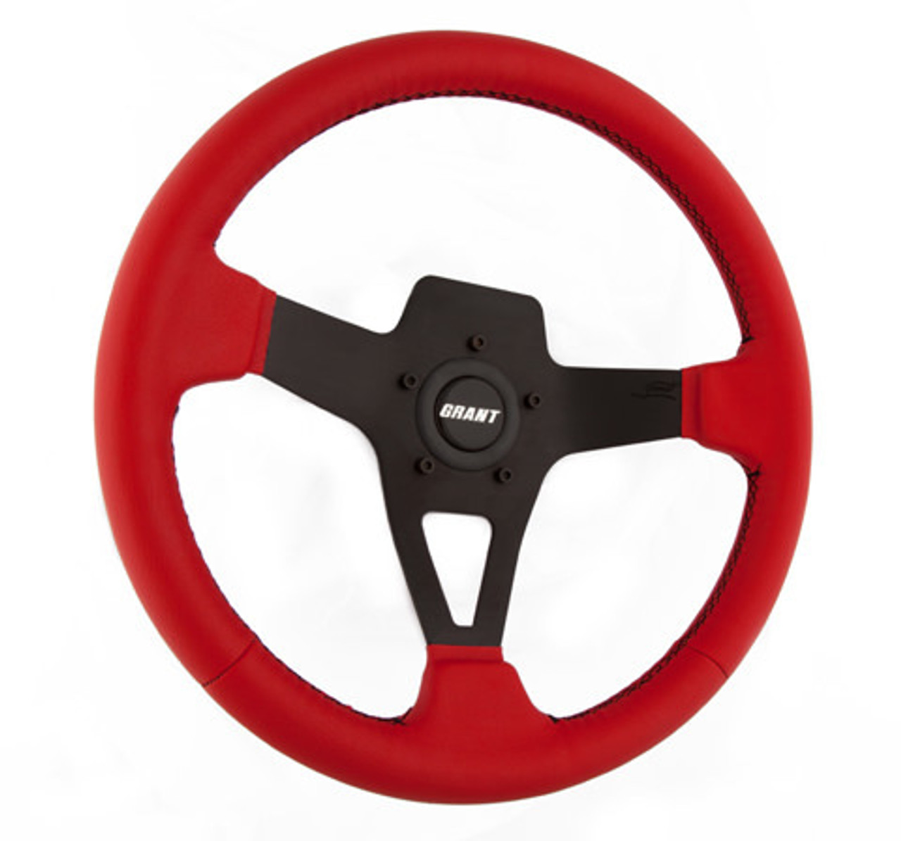 Edge Series Steering Wheel Red Vinyl