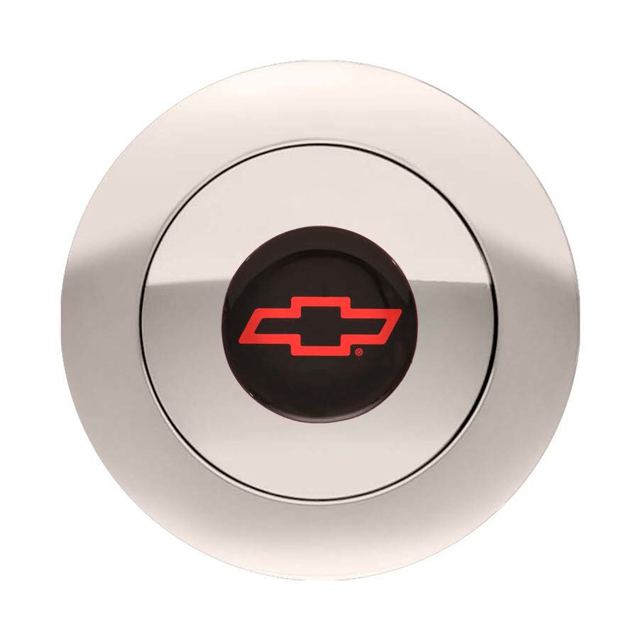 GT9 Horn Button Chevy Bow Tie Red