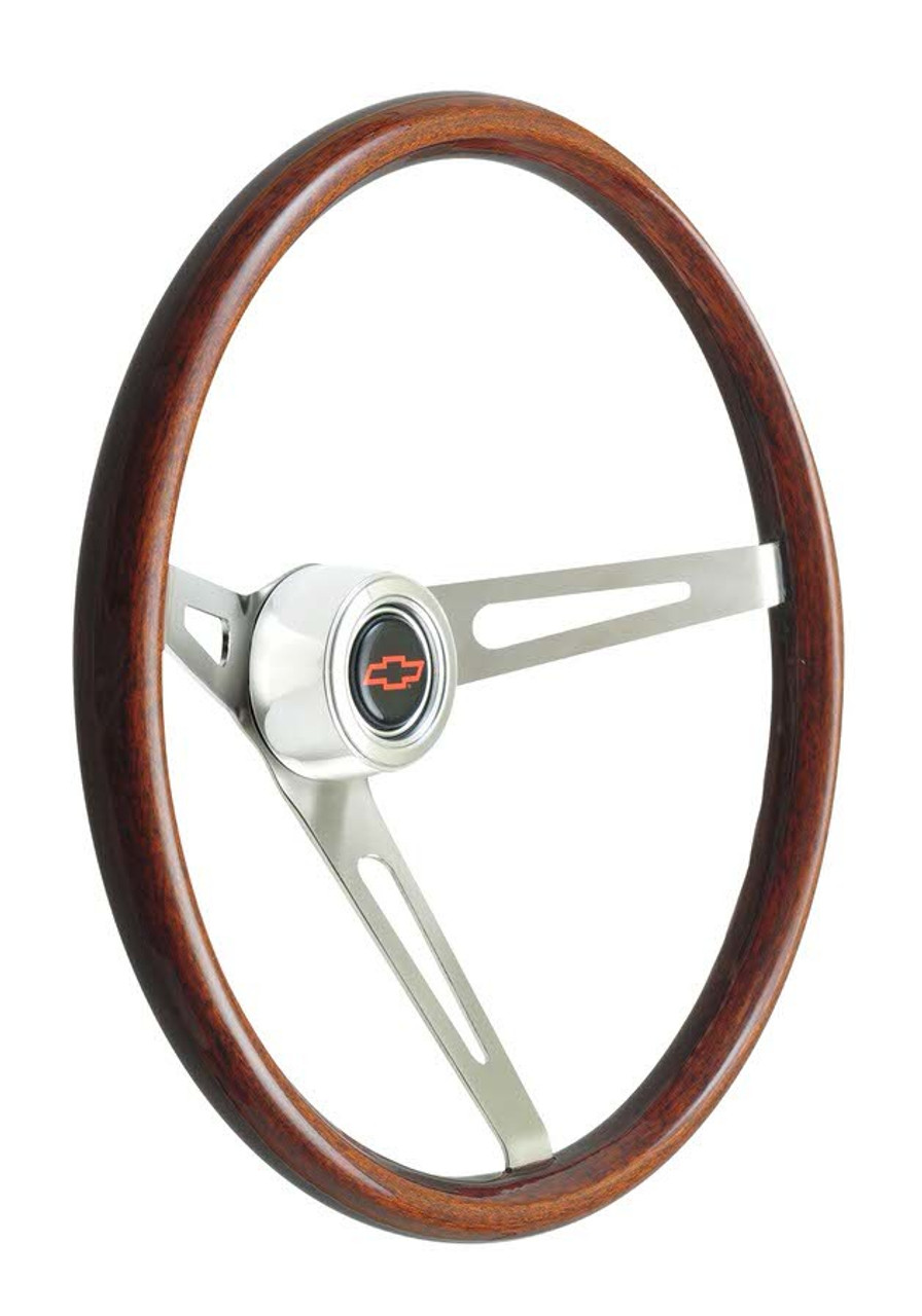 Steering Wheel GT Retro Wood Dark Finish