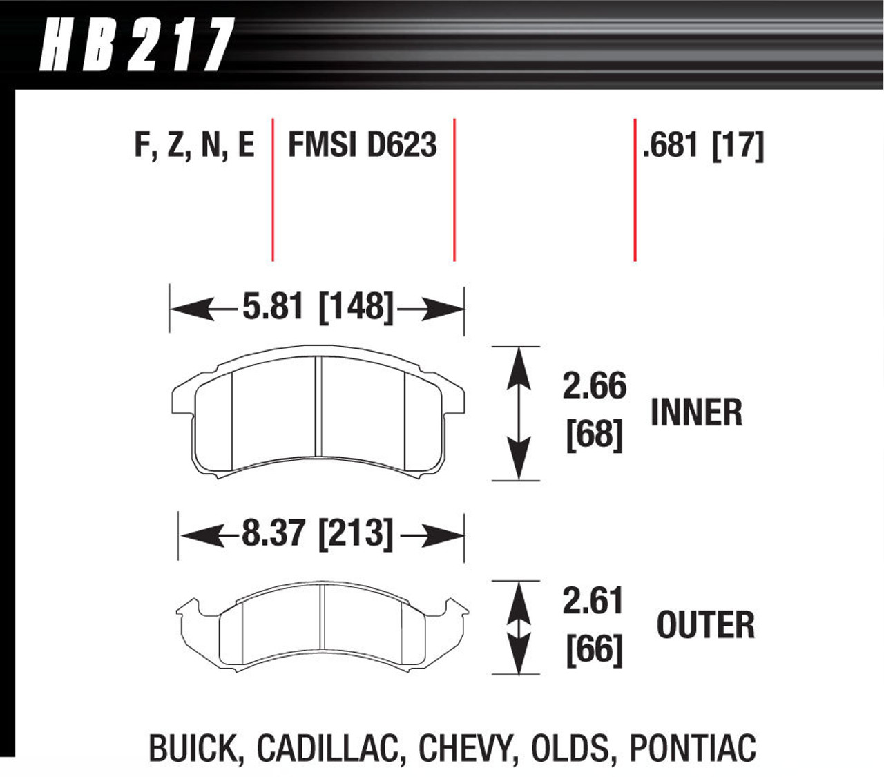 Performance Street Brake Pads (4)