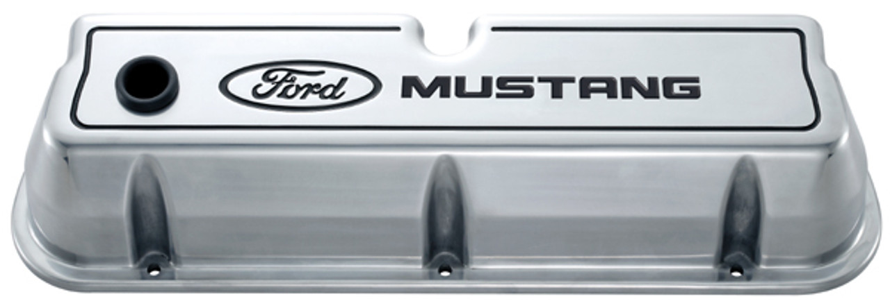 Ford Mustang Aluminum Valve Covers Polished