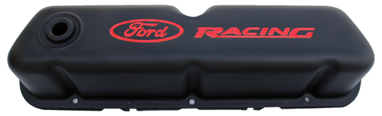 Ford Racing Steel Valve Covers Black Crinkle