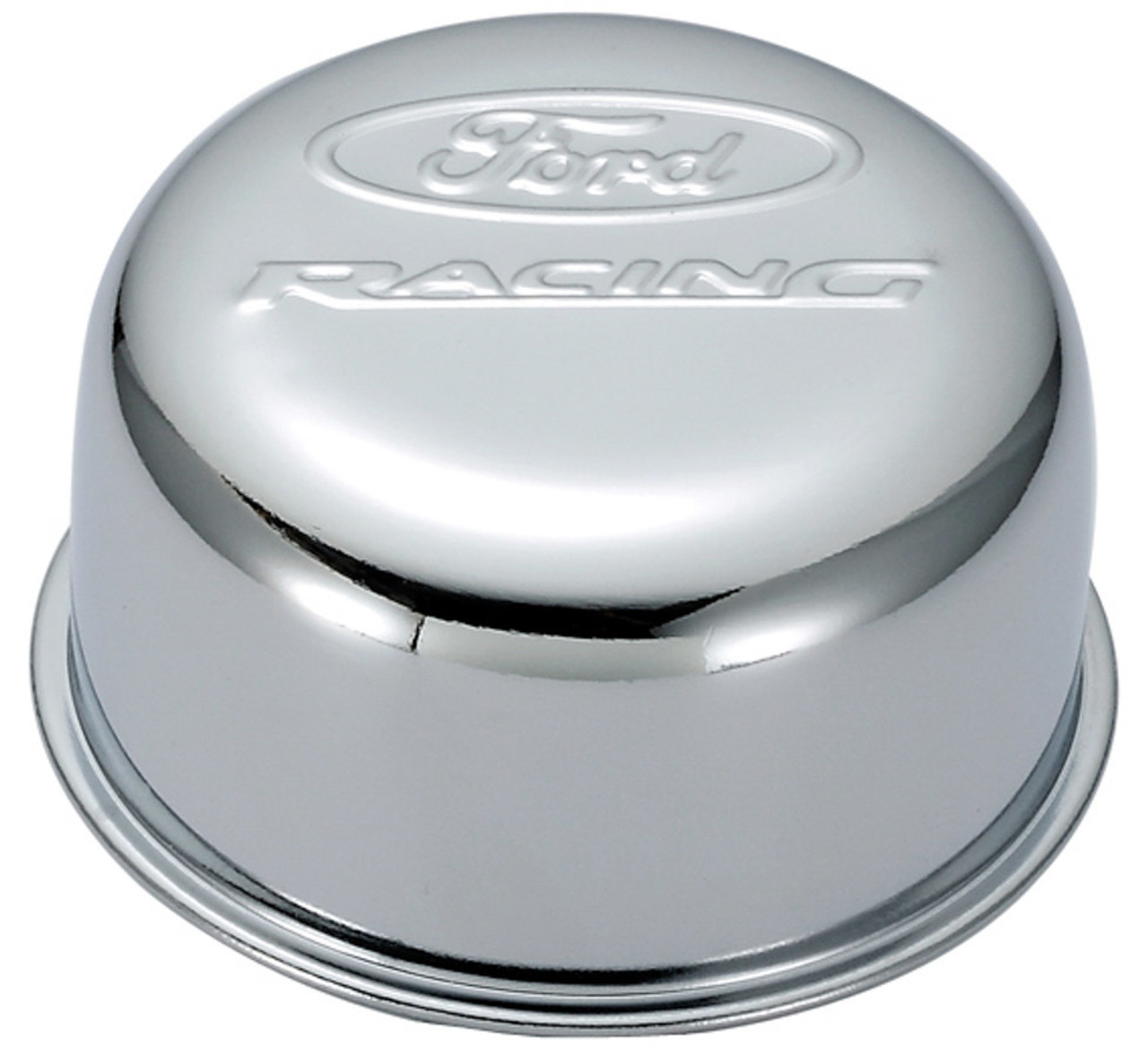 Ford Racing Air Breather Cap Chrome Twist-On