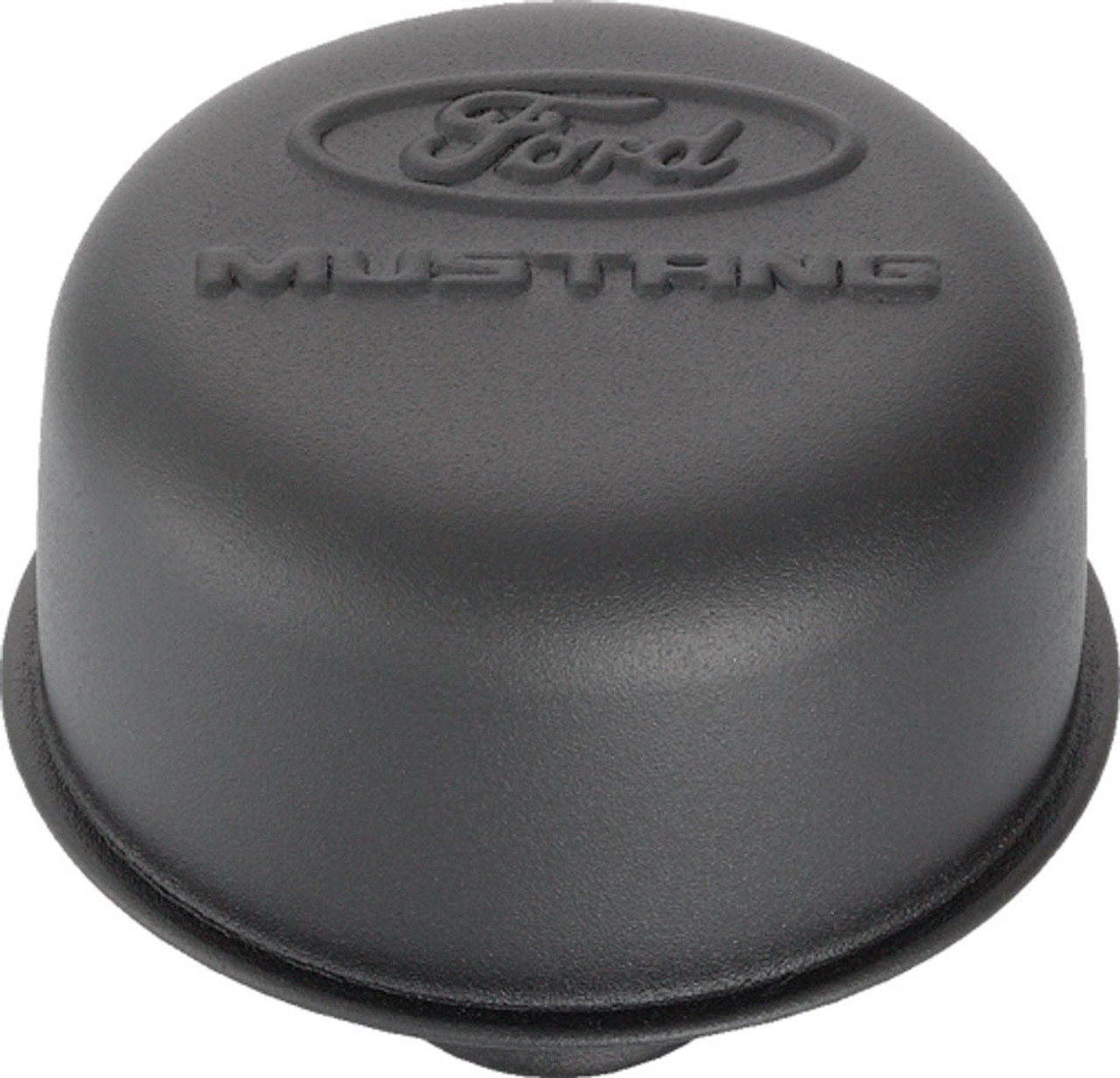 Mustang Air Breather Cap Black Crinkle Push-In