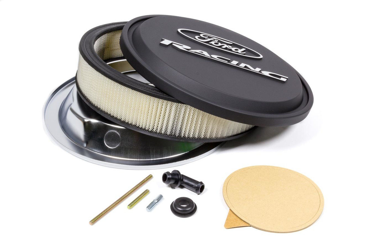 Slant Edge Ford Racing Air Cleaner Blk Crinkle