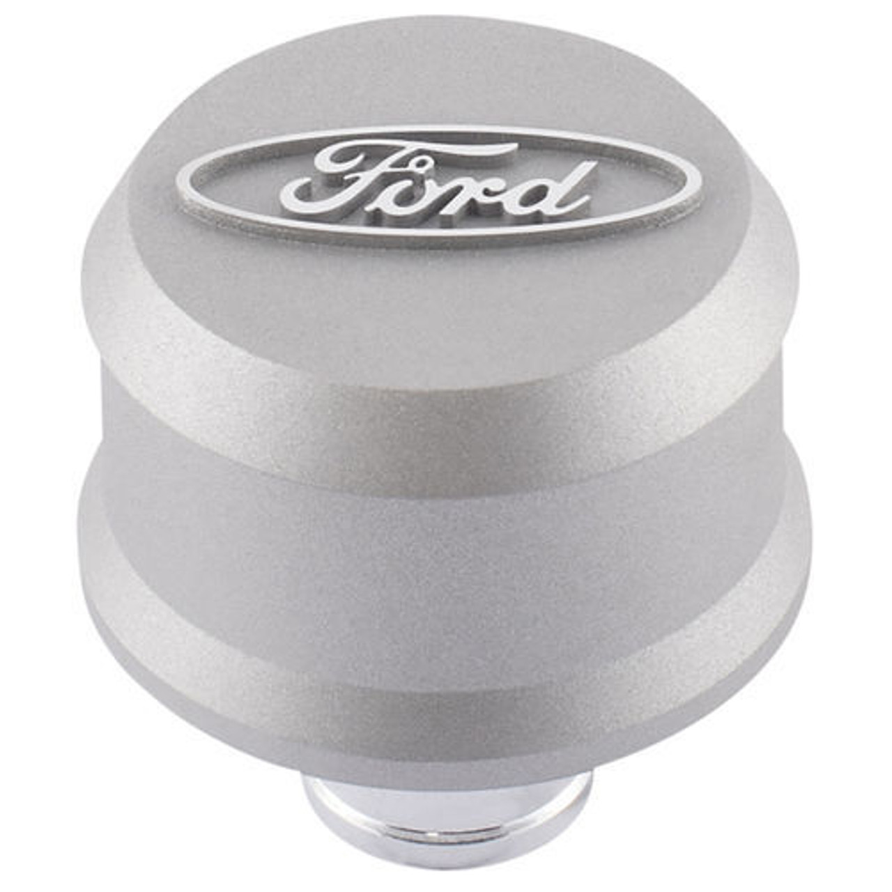 Ford Slant-Edge Breather Raised Oval Cast Gray C