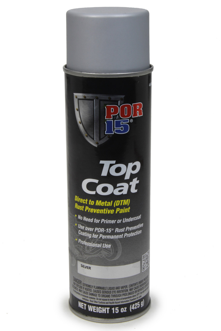 Top Coat Silver 15oz Aerosol