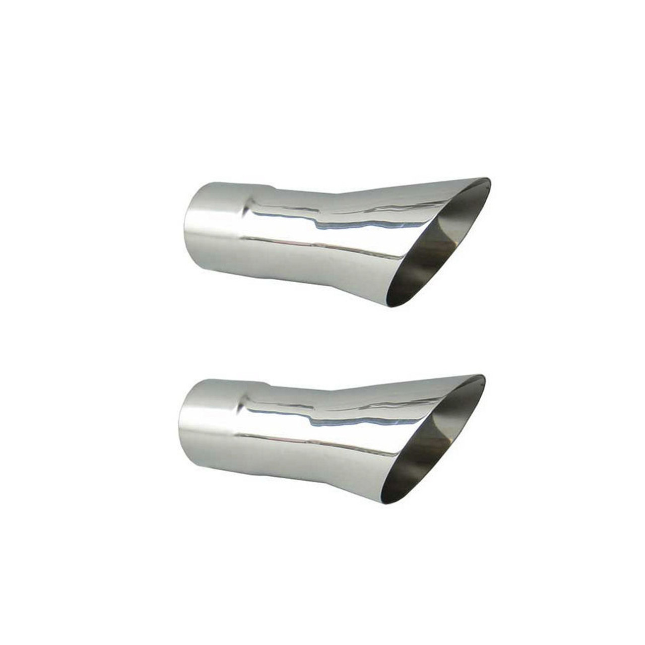 68-72 2.5in Olds 442 Trumpet Exhaust Tips