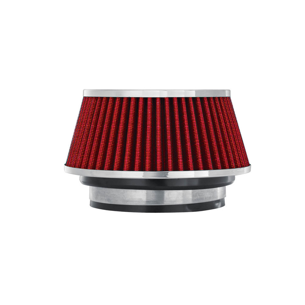 Spectre Adjustable Conical Air Filter 2-1/2in. Tall (Fits 3in. / 3-1/2in. / 4in. Tubes) - Red - 8162
