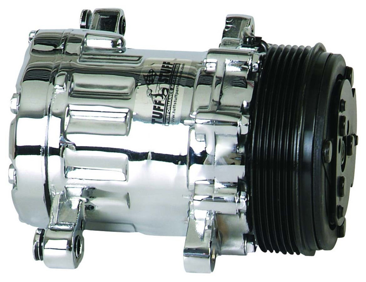 SD7 Peanut Compressor R134A Chrome Serpentine