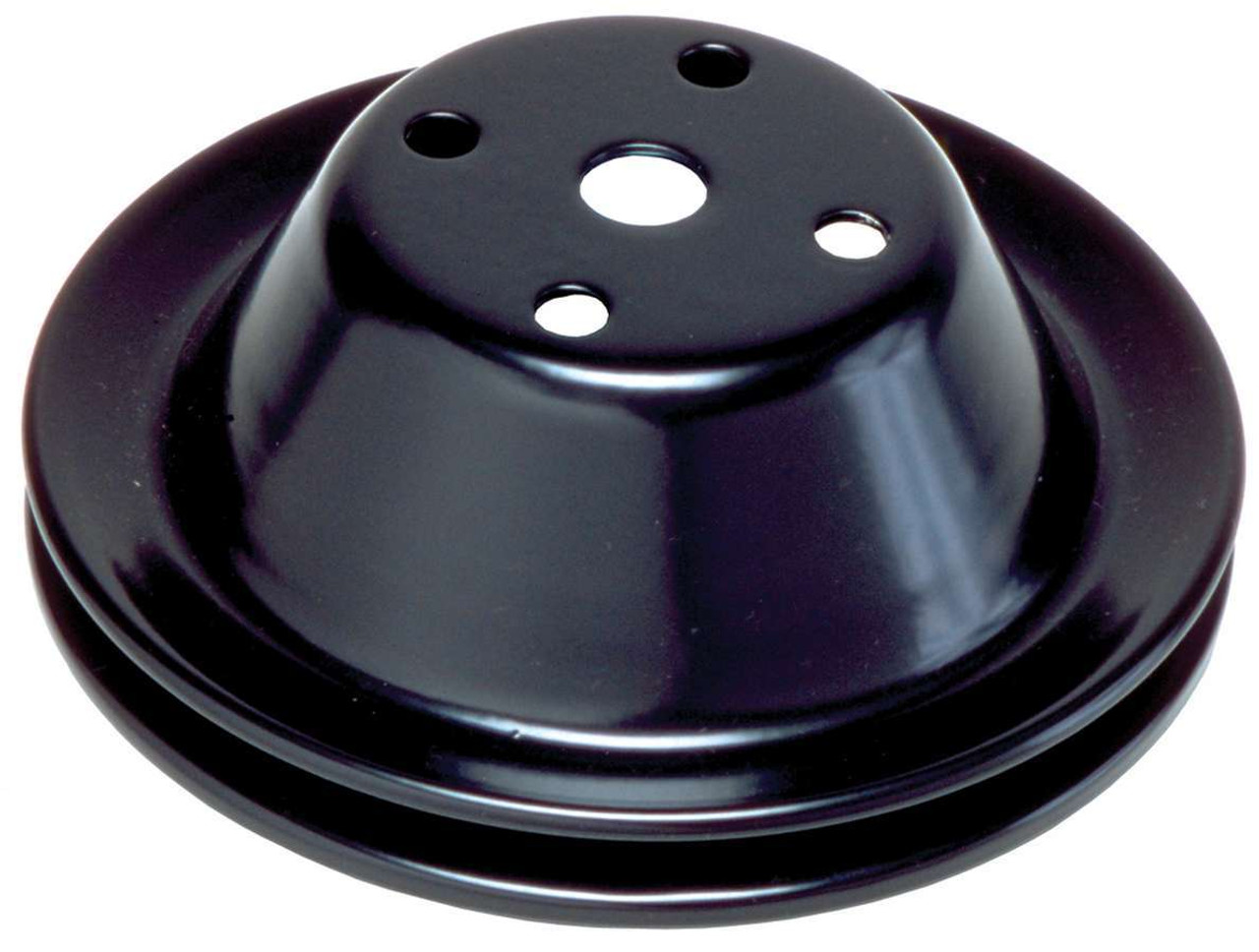 SBC SWP Water Pump Pulley 1 Groove Black