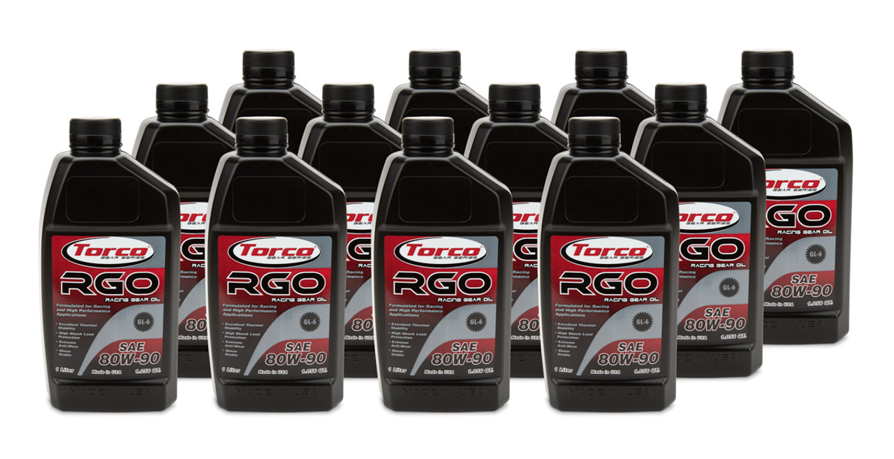 RGO 80w90 Racing Gear Oil Case/12-1 Liter