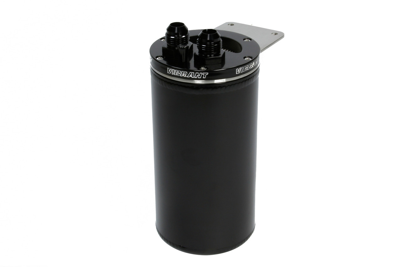 Universal Catch Can Black 2x -10AN Fittings
