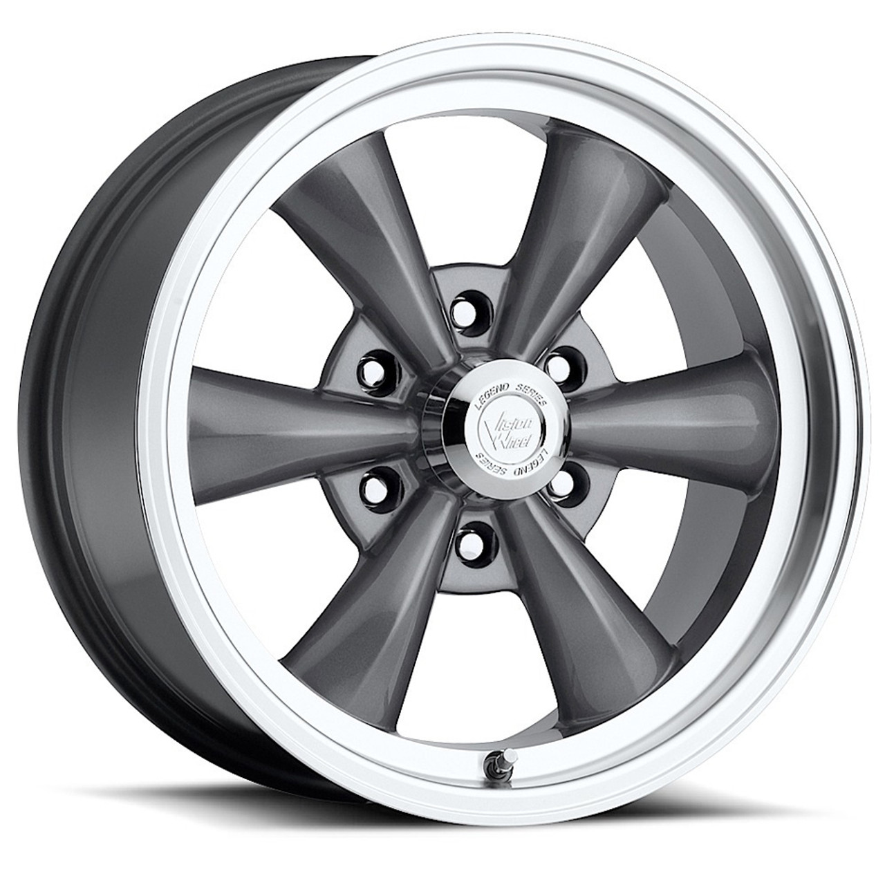 Wheel 17X8 6-5.50 Gunmet al Legend 6