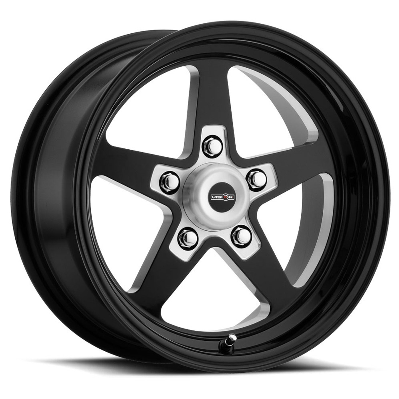 Wheel 15X4 5-120.65/4.75 Gloss Black Vision Ssr