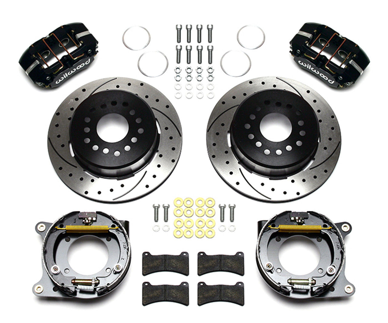 Rear Brake Kit GM w/Park Drilled